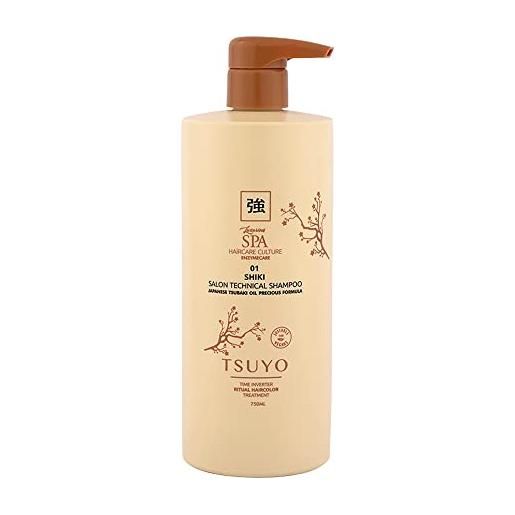 Tecna tsuyo 01 shiki technical shampoo 750ml - shampoo pre colore