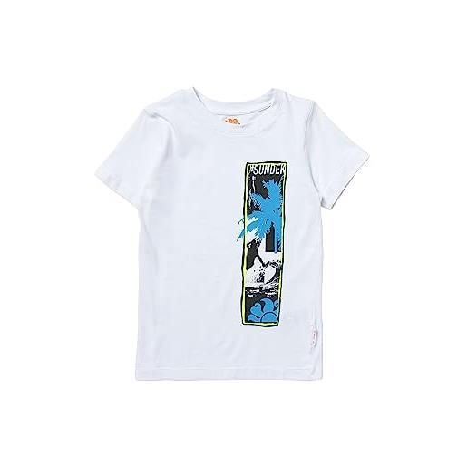SUNDEK printed t-shirt 00600 (m117teje100) white, uomo (m)