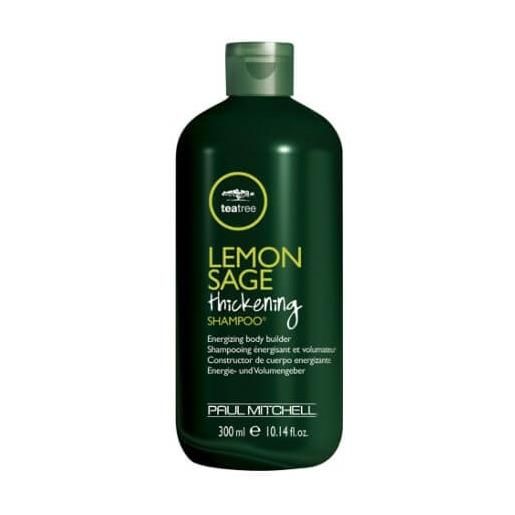 Paul Mitchell shampoo energizzante per capelli deboli tea tree (lemon sage thickening shampoo) 50 ml