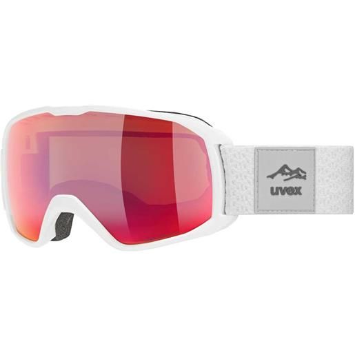 Uvex xcitd colorvision ski goggles bianco mirror rose colorvision green/cat2