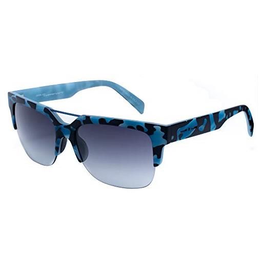 Italia Independent 0918-147-000 occhiali da sole, blu/nero, 53 uomo