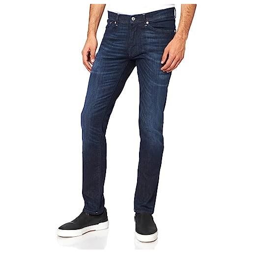 GANT maxen active-recover jeans, pantaloni eleganti da uomo uomo, blu ( semi light blue vintage ), 32