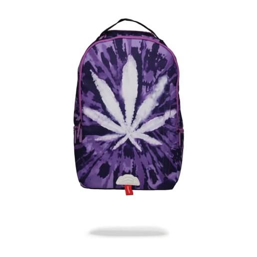 Sprayground weed tie dye backpack - purple