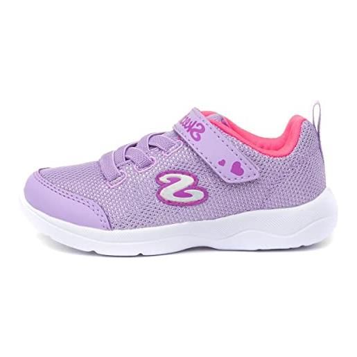 Skechers girls skech-stepz sneaker, lavender/pink, 7 toddler us