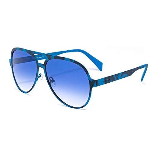 Italia Independent 0021-023-000 occhiali da sole, blu (azul), 58 uomo