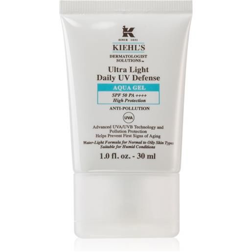 Kiehl's dermatologist solutions ultra light daily uv defense aqua gel spf 50 pa++++ 30 ml