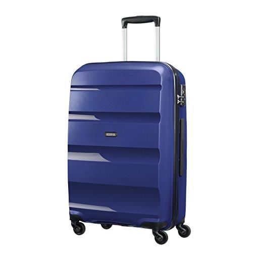 American Tourister bon air - spinner m, valigia, 66 cm, 57.5 l, blu (midnight navy)