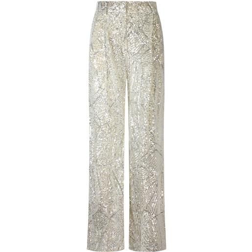 ANIYE BY pantalone di paillettes champagne 'tracy' per donna