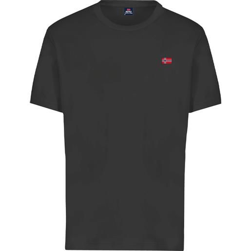 Scuola nautica italiana - t-shirt uomo in jersey di cotone black