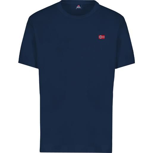 Scuola nautica italiana - t-shirt uomo in jersey di cotone blu