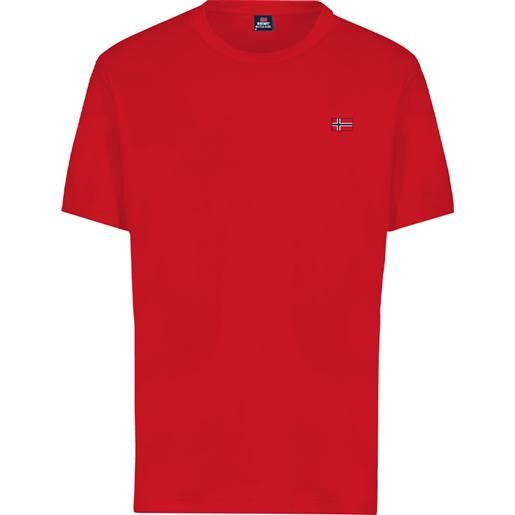 Scuola nautica italiana - t-shirt uomo in jersey di cotone red race