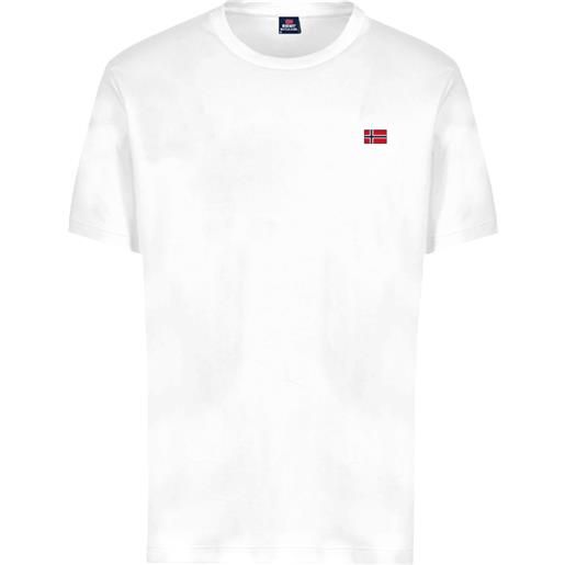 Scuola nautica italiana - t-shirt uomo in jersey di cotone white