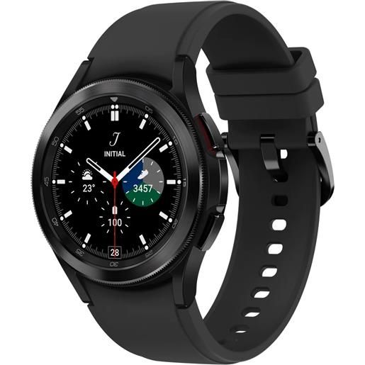 Samsung smartwatch Samsung galaxy watch4 classic 3,05 cm (1.2) oled 42 mm digitale 396 x pixel touch screen nero wi-fi gps (satellitare) [sm-r880nzkadbt]