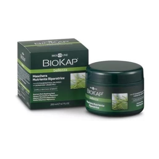 BIOS LINE biokap maschera nutriente e riparatrice capelli secchi 200 ml