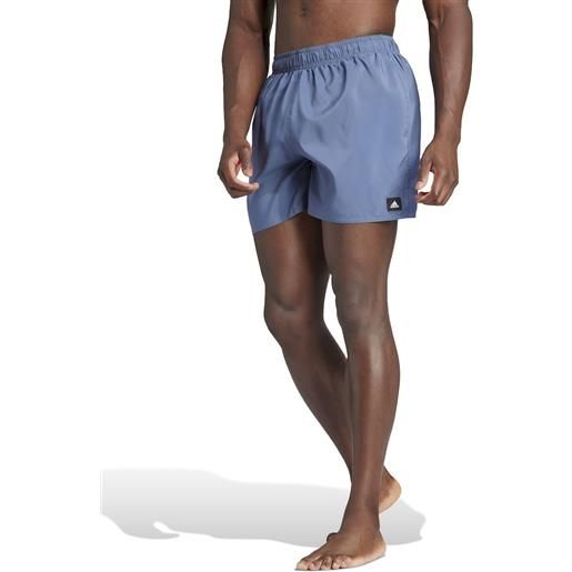 Pantaloncini shorts costume da bagno uomo adidas solid clx short-length indaco ir6221