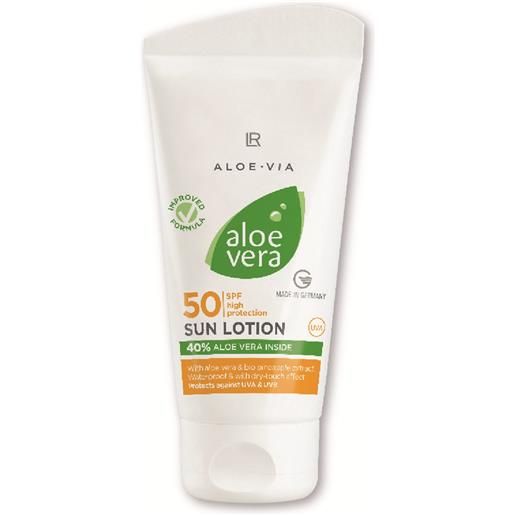 LR health & beauty lozione solare aloe vera sun spf 50 (sun lotion) 75 ml