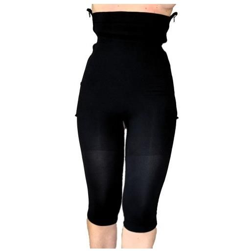 CzSalus pantaloncino donna ad alta compressione - guaina post liposuzione k1 (18-21 mm. Hg) - (nero, l/xl)