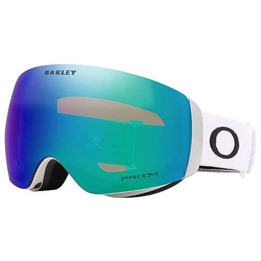 Oakley flight deck m unity collection - occhiali da sci, colore: bianco opaco