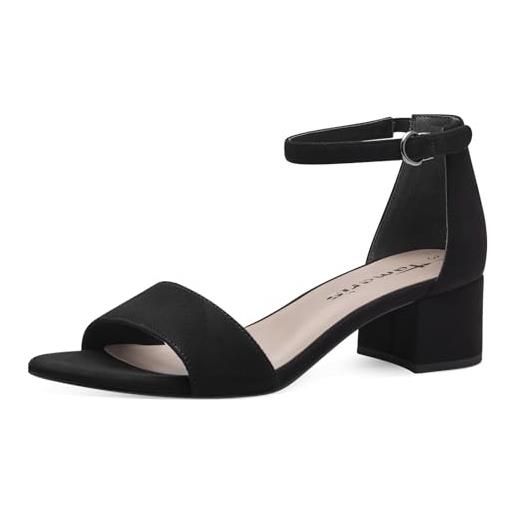 Tamaris donna 1-28201-42, sandali con tacco, nero, 40 eu