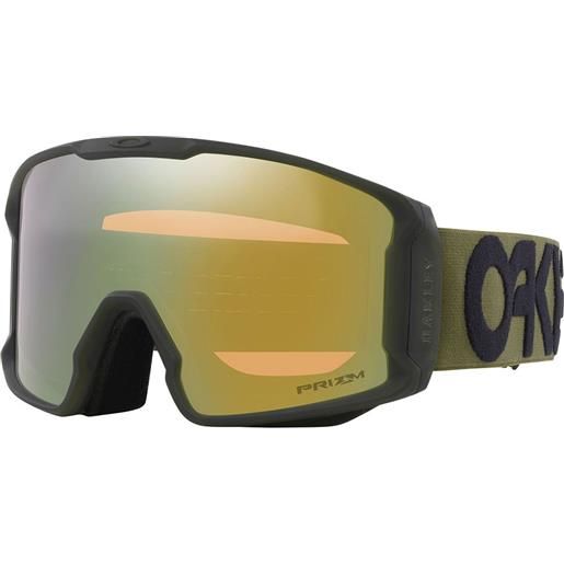 Oakley line miner l prizm ski goggles verde prizm sage gold iridium/cat3