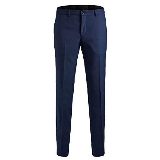 JACK & JONES jprsolaris trouser noos pantaloni completo, blu (medieval blue medieval blue), w34 (taglia produttore: 50) uomo