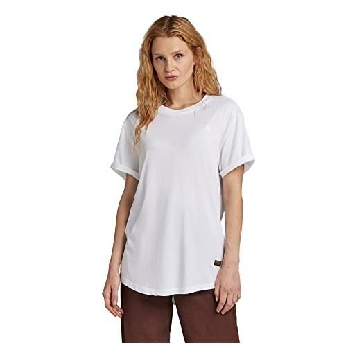 G-STAR RAW lash fem loose top, t-shirt donna, bianco (white d16902-4107-110), l