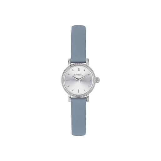 Breil orologio donna darling quadrante mono-colore bianco movimento solo tempo - 2 lancette quarzo e cinturino pelle blu tw2048