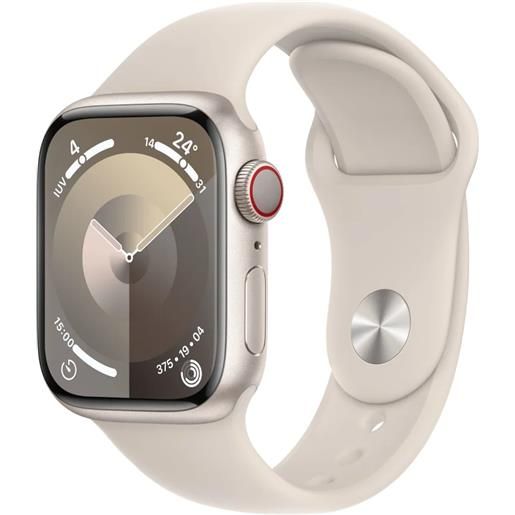 Apple smartwatch Apple watch series 9 41 mm digitale 352 x 430 pixel touch screen 4g beige wi-fi gps (satellitare) [mrhn3qf/a]