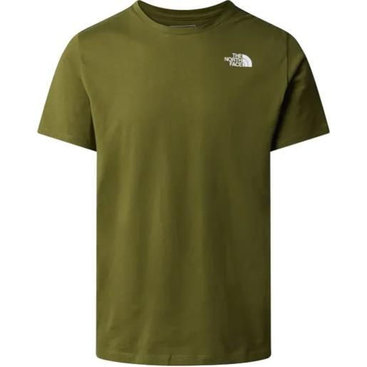 The North Face m foundation mountain lines graphic t-shirt m/m forest olive uomo