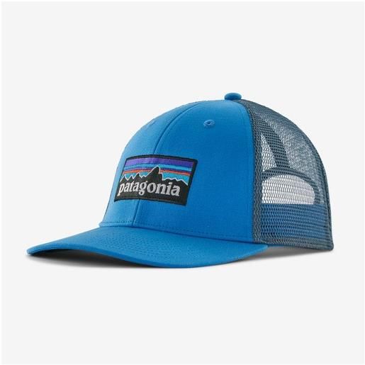 Patagonia p-6 logo lopro trucker hat cappellino visiera/rete azzurro
