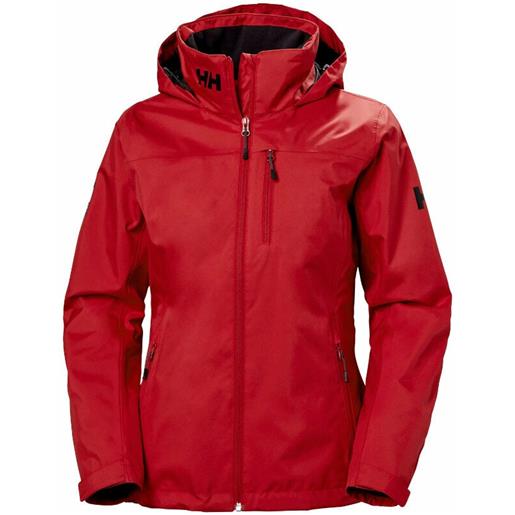 Helly Hansen women's crew hooded midlayer giacca red s