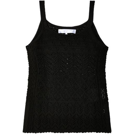 Comme des Garçons TAO top traforato - nero