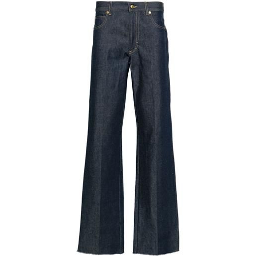 Gucci jeans a gamba ampia - blu