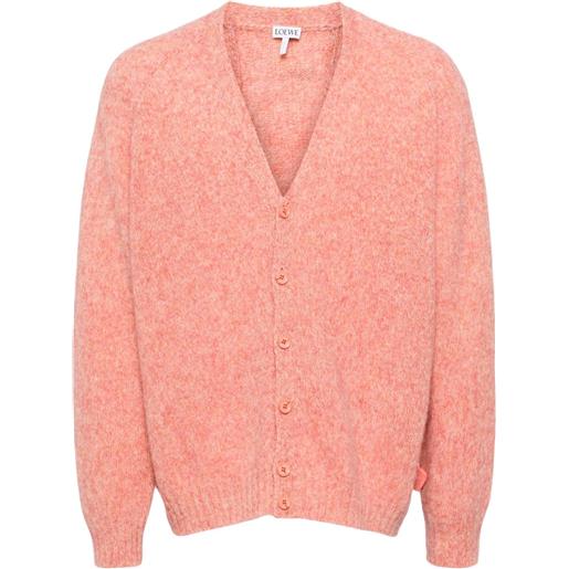 LOEWE cardigan bicolore - rosa