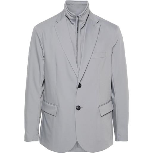 Emporio Armani giacca a strati - grigio