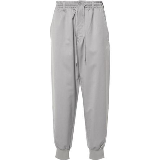 Y-3 pantaloni con stampa - grigio