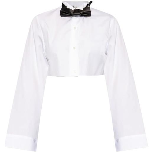 Noir Kei Ninomiya camicia con decorazione - bianco