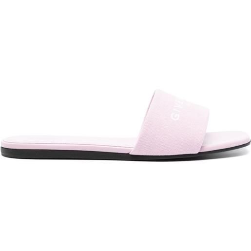Givenchy sandali slides con stampa - rosa