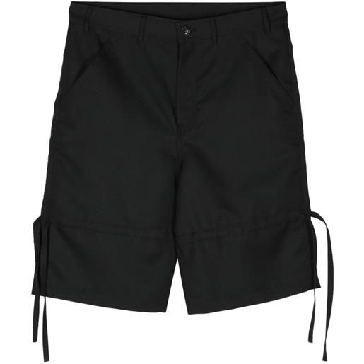 Comme Des Garçons shorts con coulisse - nero