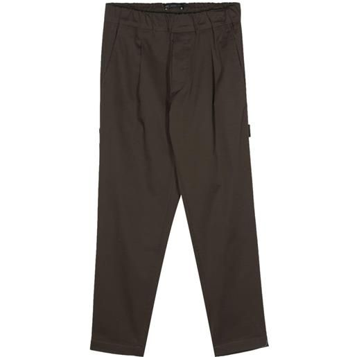 Low Brand pantaloni con vita elasticizzata - verde