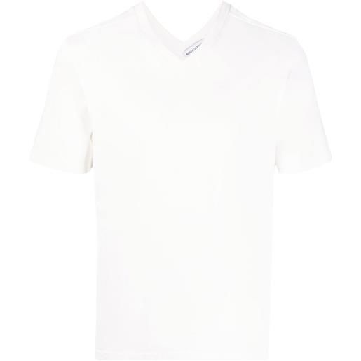 Bottega Veneta t-shirt con scollo a v - bianco