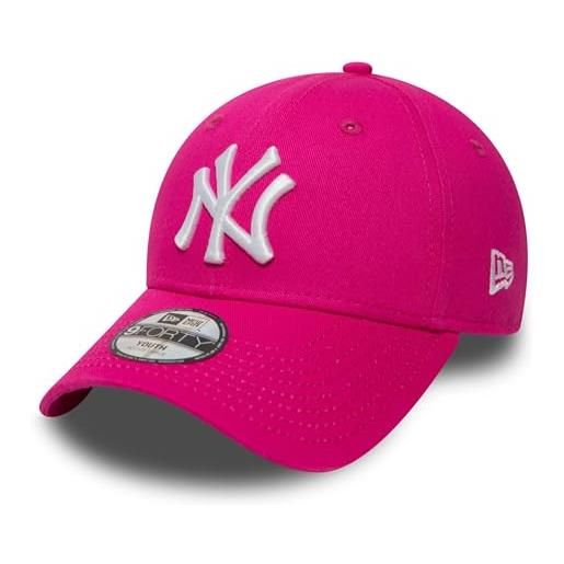 New Era york yankees kids 9forty adjustable mlb league pink/white - youth