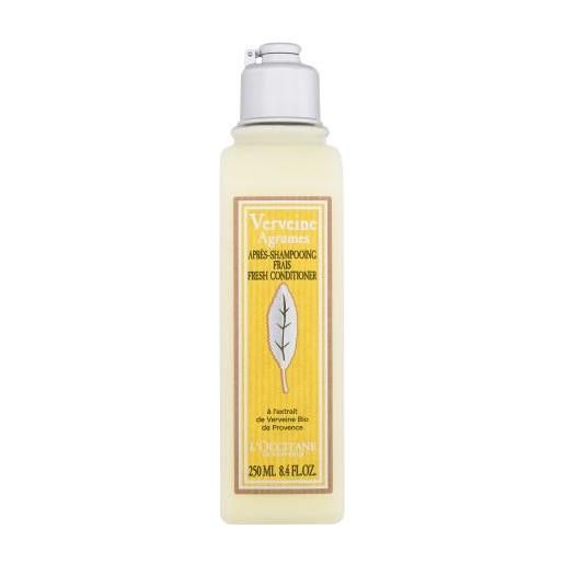 L'Occitane citrus verbena fresh shampoo 250 ml balsamo rinfrescante al profumo di verbena e agrumi per donna