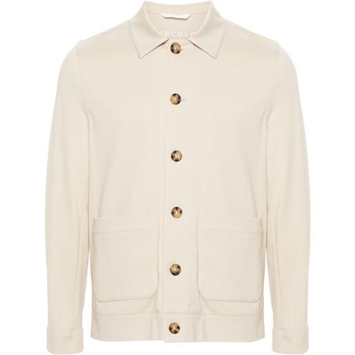Circolo 1901 giacca-camicia con colletto classico - toni neutri