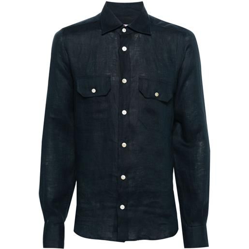 Kiton camicia - blu