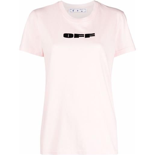 Off-White t-shirt con stampa - rosa