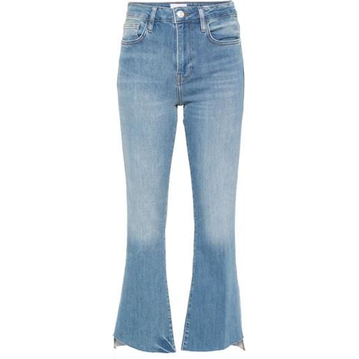 FRAME jeans svasati con baffatura - blu