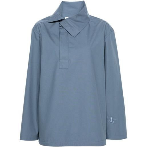 Jil Sander blusa con ricamo