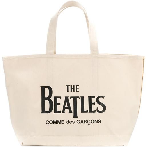 The Beatles X Comme Des Garçons borsa tote 'beatles' - toni neutri