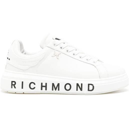 John Richmond sneakers con stampa - bianco